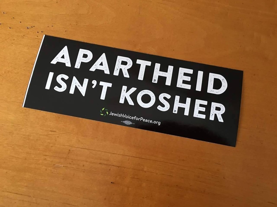 Apartheid isnt kosher