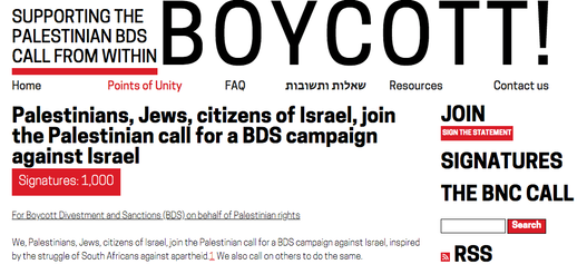 Boycott from Within 1000 members 