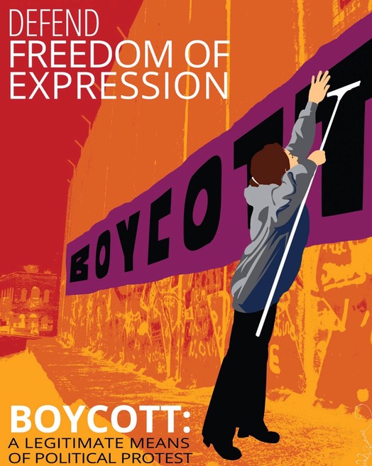 Boycott poster