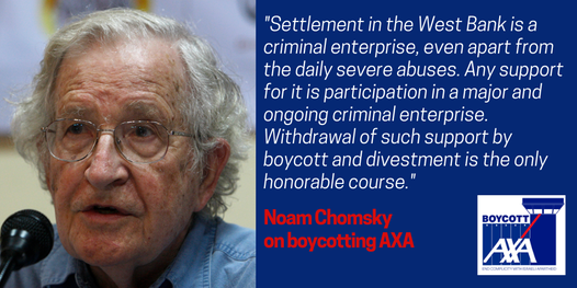 Chomsky supports BDS