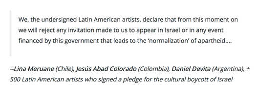 Latin American Artists BDS