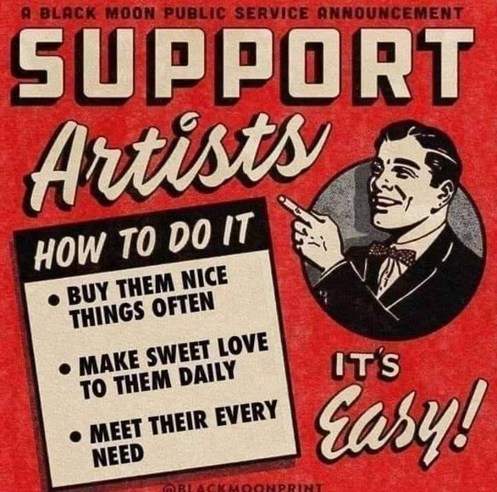 Support artists